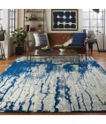 Nourison Twilight Area Rug TWI29 Ivory Blue 7'9" x 9'9"