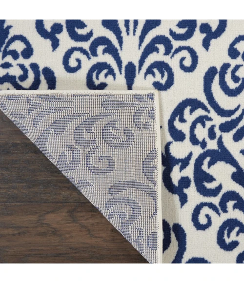 Nourison Grafix Area Rug GRF06-White/Blue