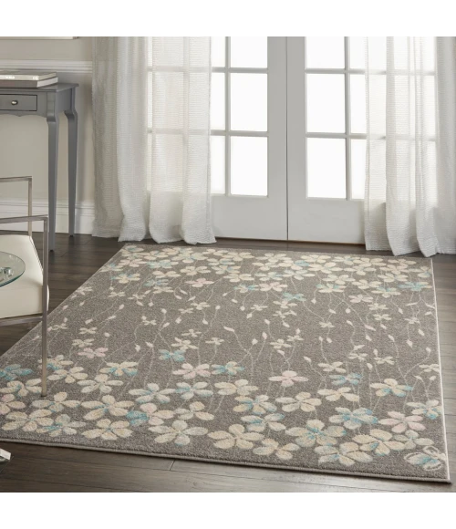 Nourison Tranquil Area Rug TRA04-Grey/Beige