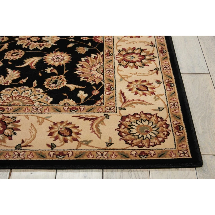 Nourison Persian Crown Black PC002 1ft.11in. x 2ft.11in. Rect. Rug