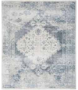 Nourison Home Astra Machine Washable ASW11 Blue Ivory 9 ft. X 12 ft. Area Rug