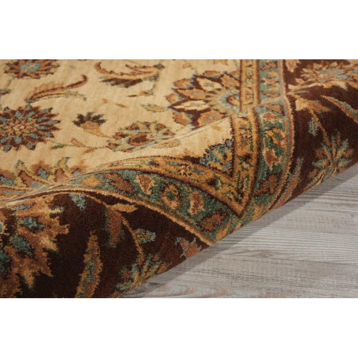 Nourison Living Treasures Round Area Rug LI05-Beige