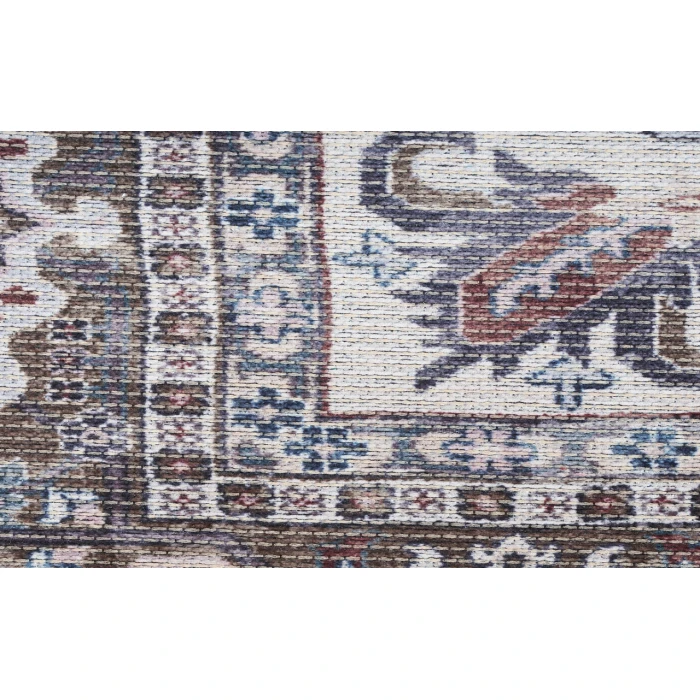 Nicole Curtis Machine Washable Series 1 Olive Ivory SR104 2 ft. X 6 ft. Rectangle Rug