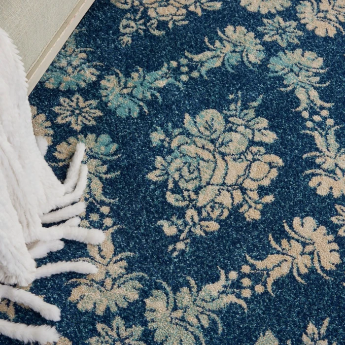 Nourison Tranquil Area Rug TRA09-Navy/Light Blue