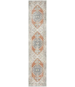 Nourison Home Astra Machine Washable ASW11 Grey Multicolor 2 ft. 2 in. X 8 ft. Area Rug