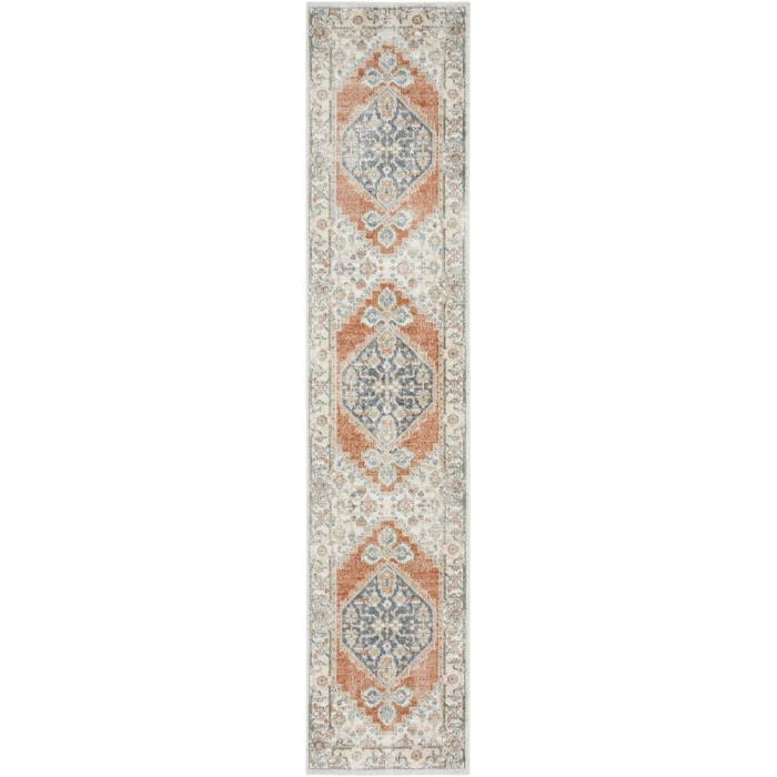Nourison Astra Machine Washable Area Rug ASW11 Grey/Multi