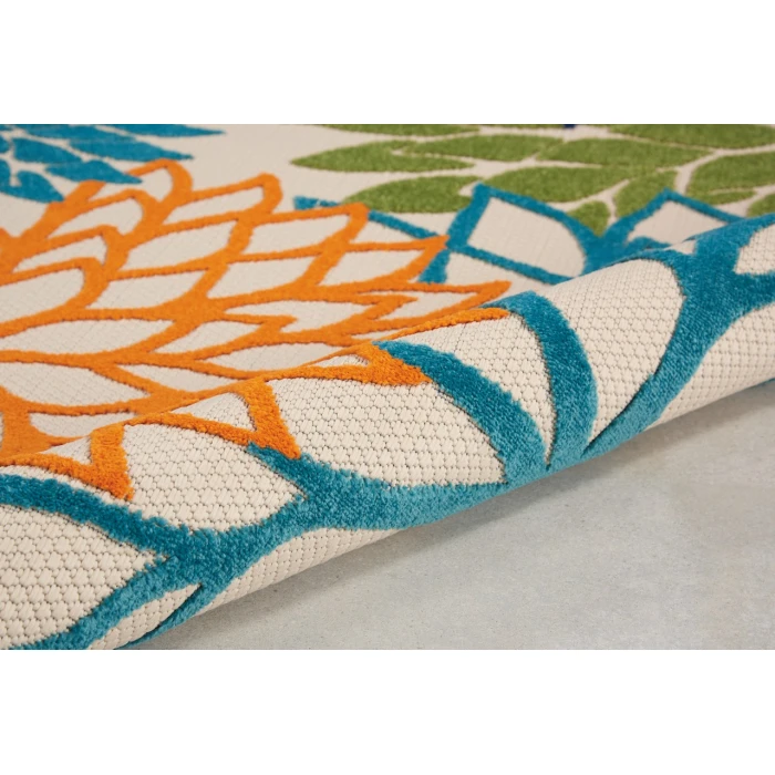 Nourison Aloha Round Area Rug ALH05-Multicolor