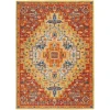 Nourison Home Allur ALR04 Red Multicolor 5 ft. 3 in. X 7 ft. 3 in. Area Rug