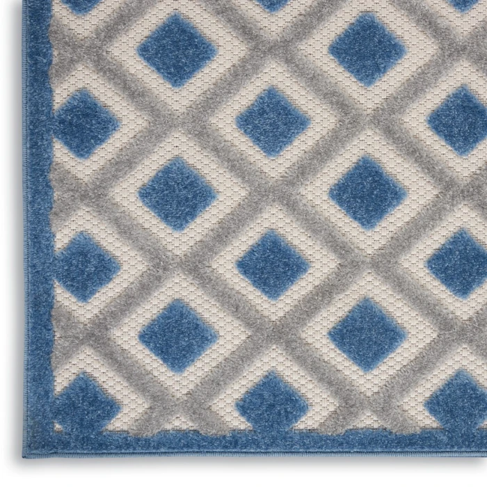 Nourison Aloha Area Rug ALH26-Blue/Grey
