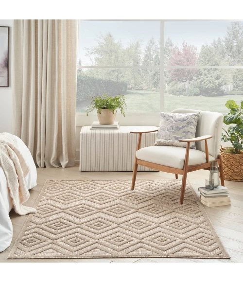 Nourison Versatile Area Rug NRV01 Natural Beige