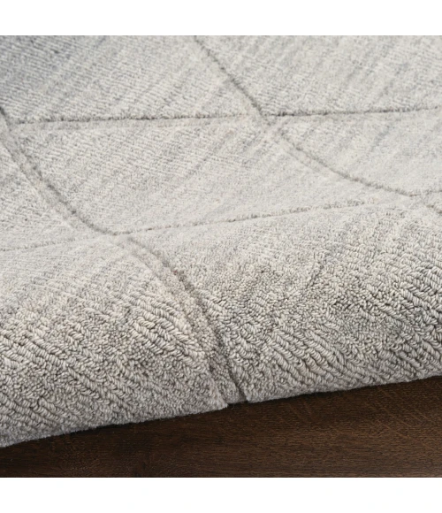 Nourison Wool Haven Grey WOH01 7 ft. 9 in. X 9 ft. 9 in. Rect. Rug