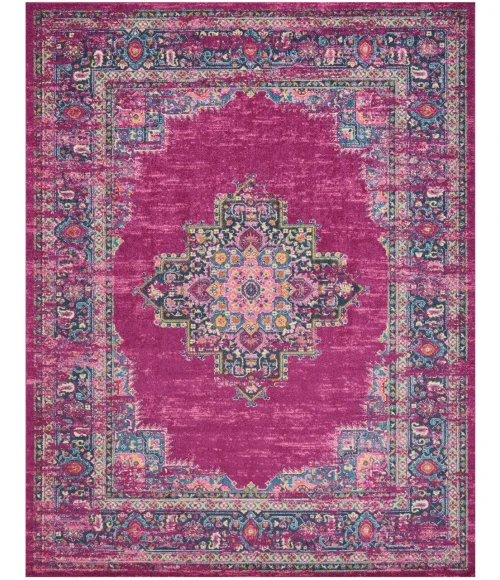 Nourison Passion Area Rug PSN03-Fuchsia