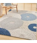 Nourison Aloha Area Rug ALH29 Blue/Grey