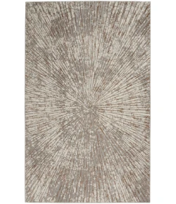 Nourison Home Glow MTL01 Grey Mocha 6 ft. X 9 ft. Area Rug