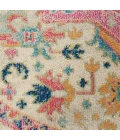 Nourison Passion Round Area Rug PSN25-Ivory/Pink