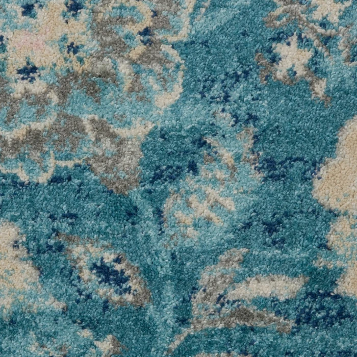 Nourison Tranquil Runner Area Rug TRA02-Turquoise