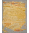Nourison Prismatic Area Rug PRS19 Grey/Gold 9'9" x 13'9"