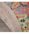 Nourison Passion Round Area Rug PSN25-Ivory/Pink