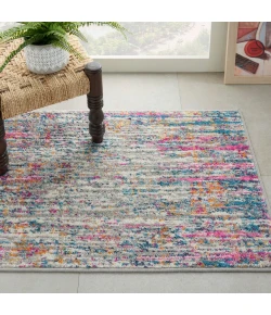 Nourison Home Passion PSN09 Ivory Multicolor 1 ft. 10 in. X 2 ft. 10 in. Area Rug