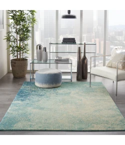 Nourison Home Passion PSN10 Navy Light Blue 3 ft. 9 in. X 5 ft. 9 in. Area Rug