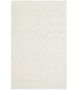 Nourison Home Versatile NRV01 Ivory White 5 ft. Square Area Rug