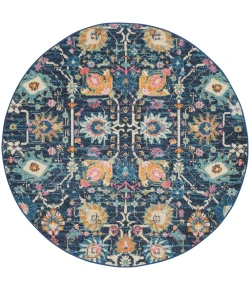 Nourison Home Passion PSN01 Navy 5 ft. Round Area Rug