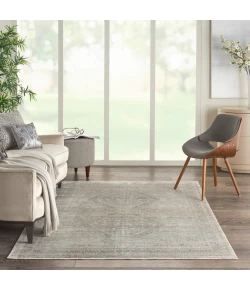 Nourison Home Starry Nights STN04 Cream Grey 5 ft. 3 in. X 7 ft. 3 in. Area Rug