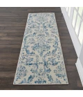 Nourison Jubilant Runner Area Rug JUB09-Ivory/Blue
