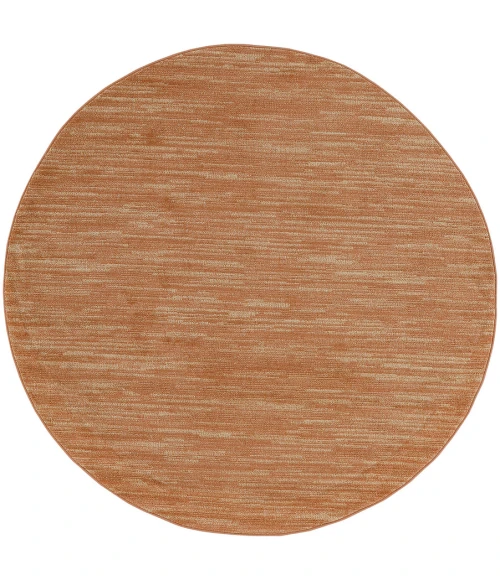 Nourison Home Nourison Essentials Rust NRE01 6 ft. Round Rug