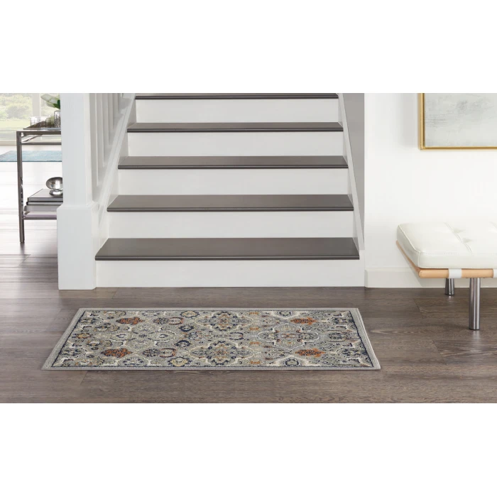 Nourison Allur Grey ALR03 2 ft. X 3 ft. Rectangle Rug