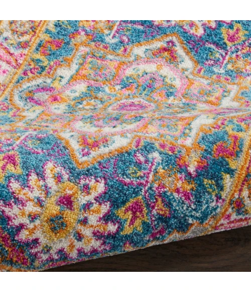 Nourison Passion Area Rug PSN20-Teal Multicolor