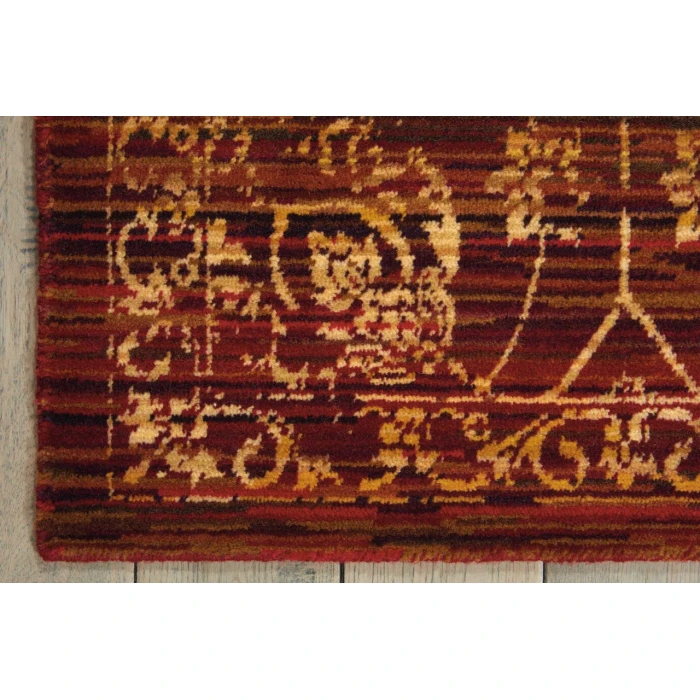 Nourison Rhapsody Area Rug RH007-Sienna/Gold