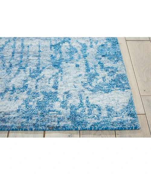 Nourison Home Silk Shadows Blue SHA10 5ft.6in. x 7ft.5in. Rect. Rug