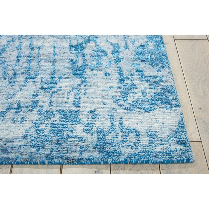 Nourison Home Silk Shadows Blue SHA10 5ft.6in. x 7ft.5in. Rect. Rug