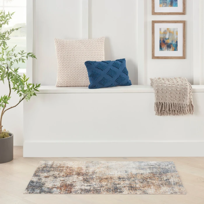Nourison Astra Machine Washable Area Rug ASW07 Multicolor
