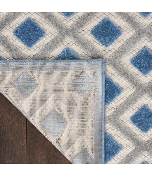 Nourison Aloha Area Rug ALH26-Blue/Grey