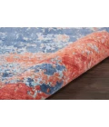 kathy ireland Home Safari Dreams Area Rug KI374-Blue/Brick