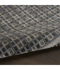 Nourison Nordic Black Taupe NRC03 10ft. x 14ft. Rect. Rug