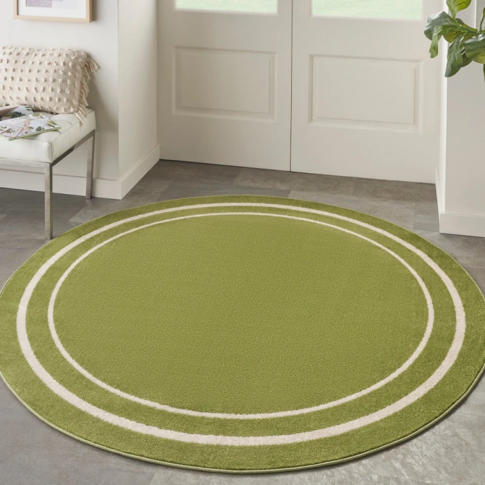 Nourison Nourison Essentials Area Rug NRE02 Green Ivory