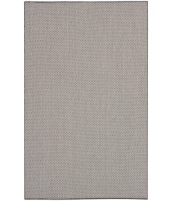 Nourison Home Courtyard COU01 Ivory Charcoal 8 ft. Square Area Rug