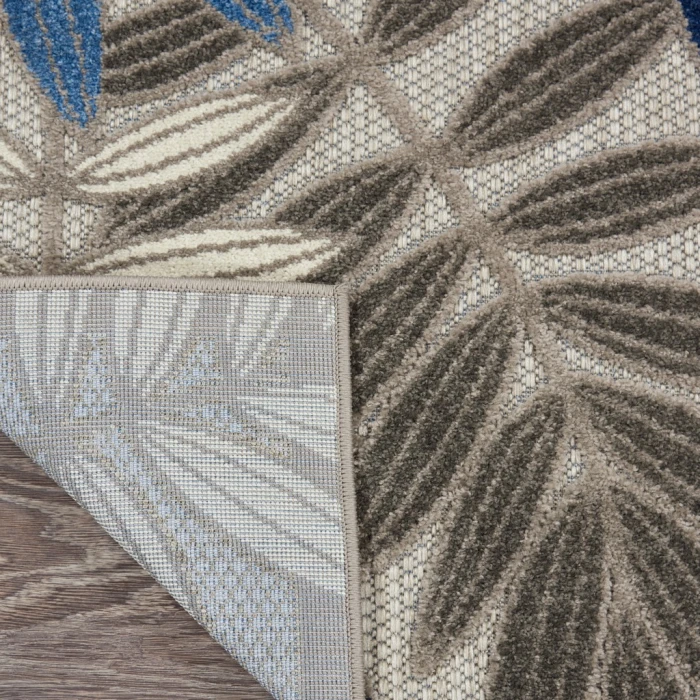Nourison Aloha Area Rug ALH18-Grey/Blue