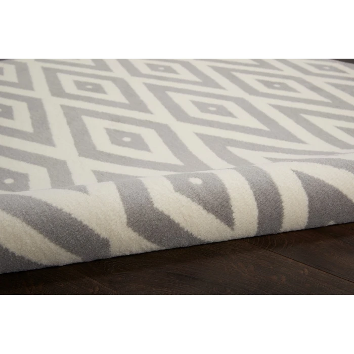 Nourison Grafix Area Rug GRF18-White/Grey