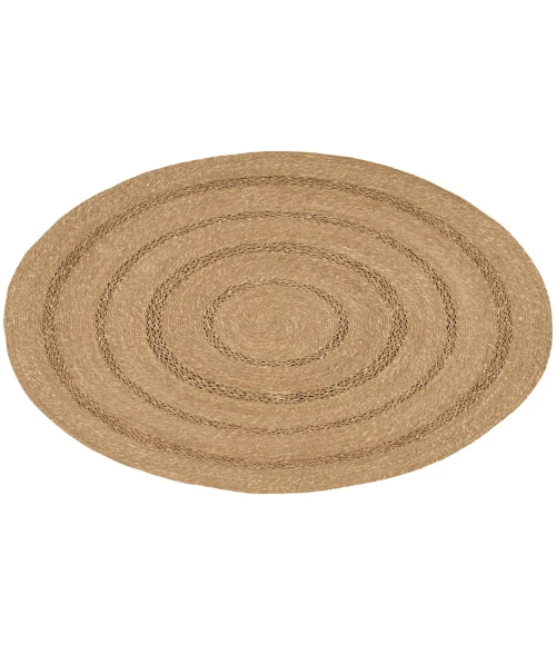 Nourison Natural Seagrass Natural NSG01 5 ft. Round Rug