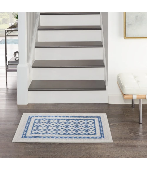 Nourison Whimsicle Area Rug WHS13-Ivory Blue