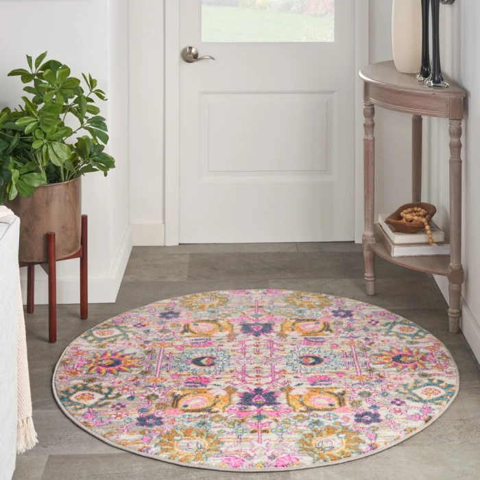 Nourison Passion Area Rug PSN01 Silver