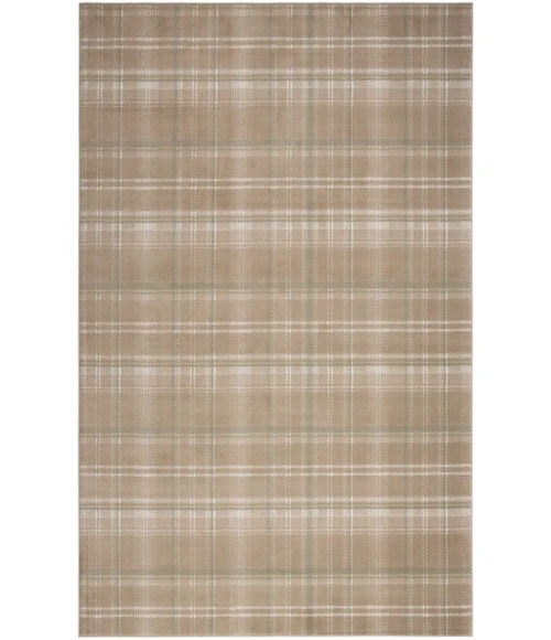 Nourison Grafix Taupe GRF03 3 ft. 9 in. X 5 ft. 9 in. Rectangle Rug