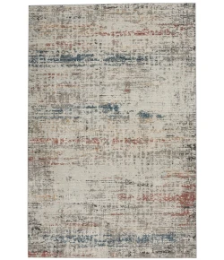 Nourison Home Rustic Textures RUS14 Light Grey Multi 3 ft. 11 in. X 5 ft. 11 in. Area Rug