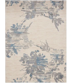 Calvin Klein CK005 Enchanting ECH01 Ivory Grey Blue 8 ft. X 10 ft. Area Rug