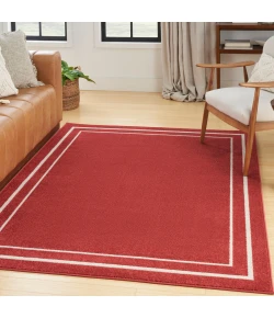 Nourison Home Nourison Essentials NRE02 Brick Ivory 5 ft. X 7 ft. Area Rug