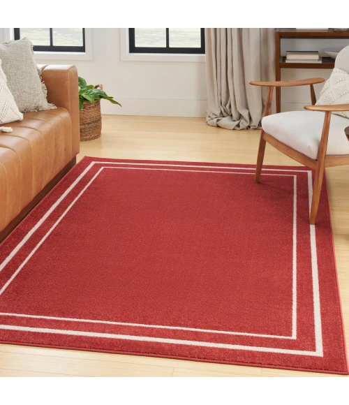 Nourison Nourison Essentials Area Rug NRE02 Brick/Ivory